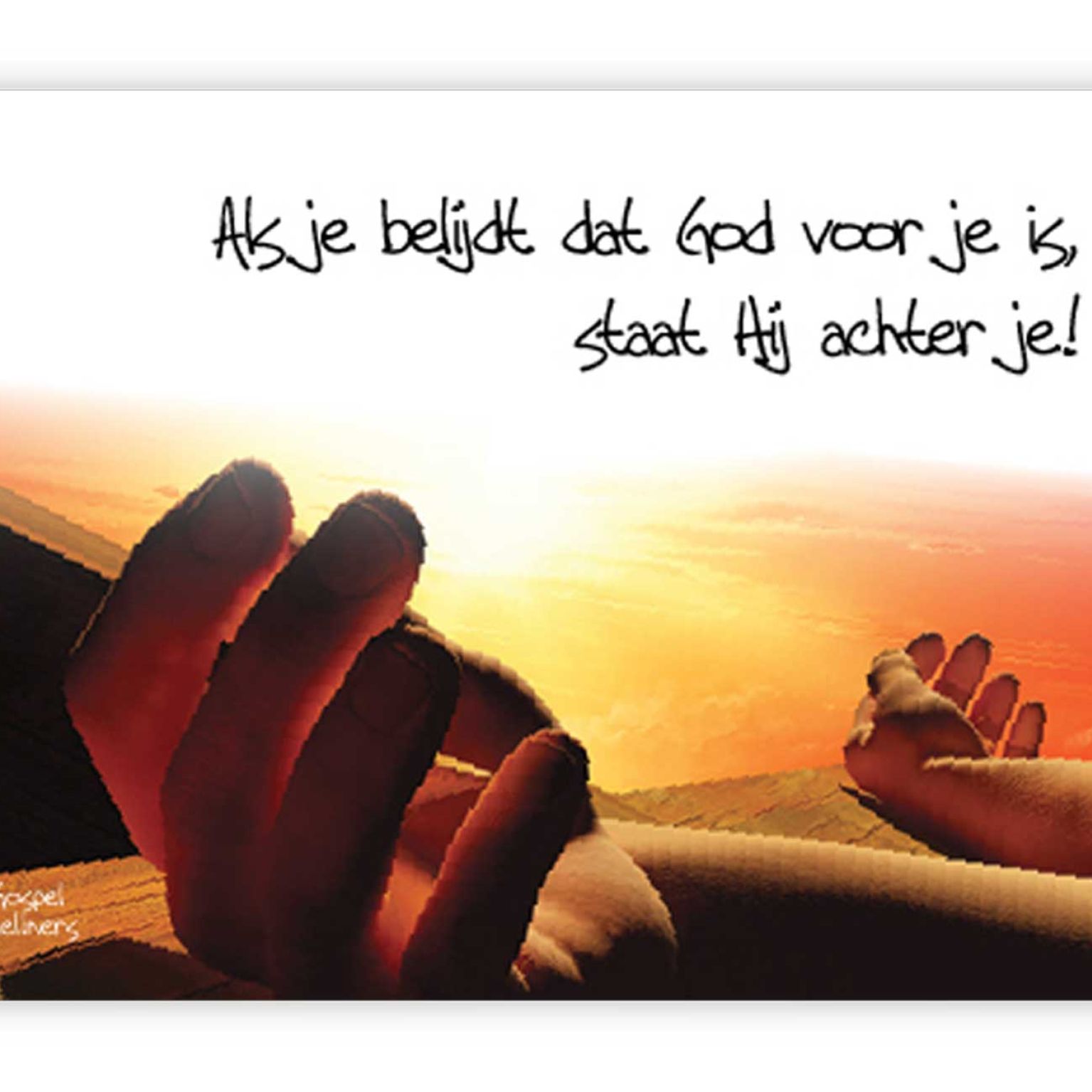 'Als je belijdt dat God voor je is' - MA10041 -  Quotes