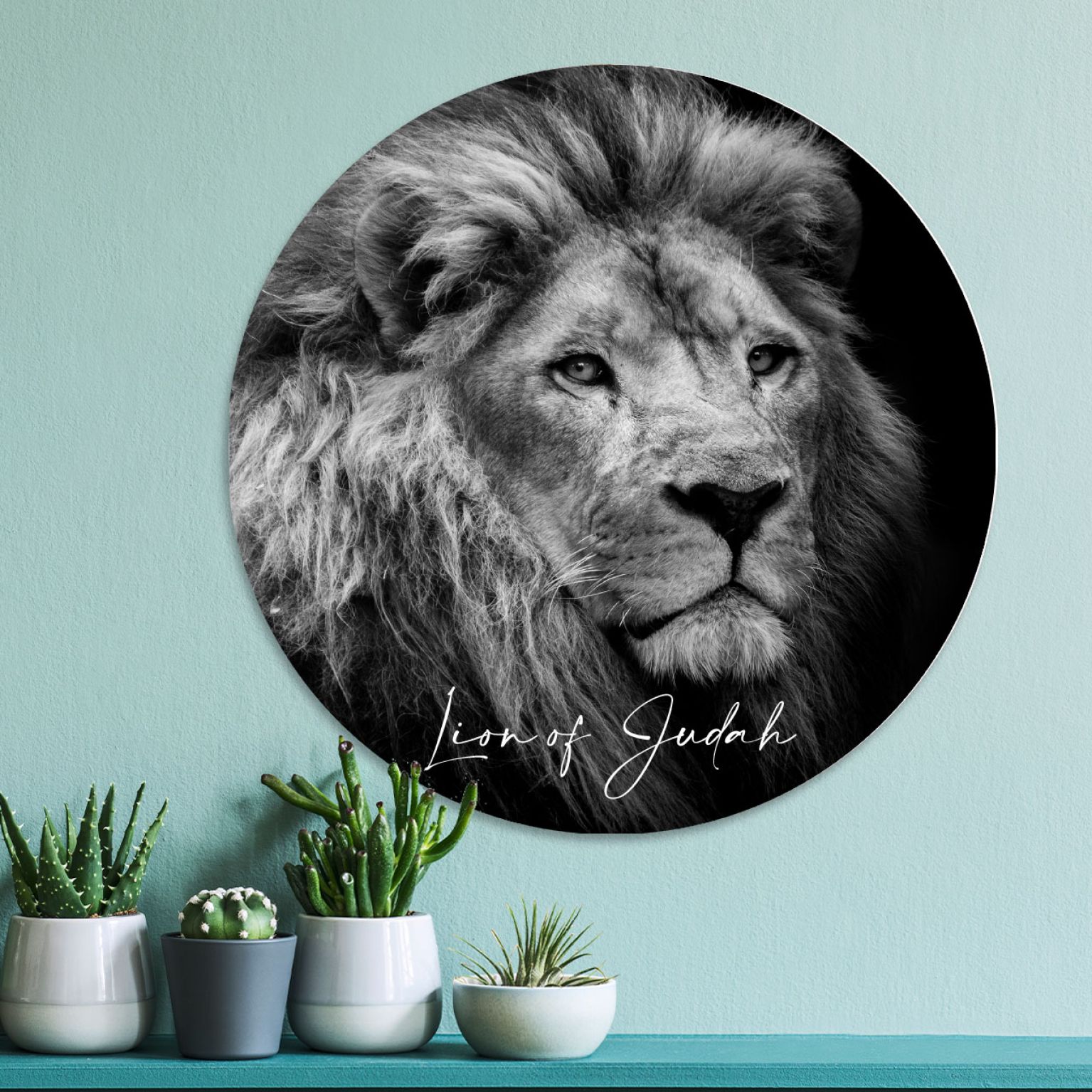 Muurcirkel 'Lion of Judah' - 60 cm