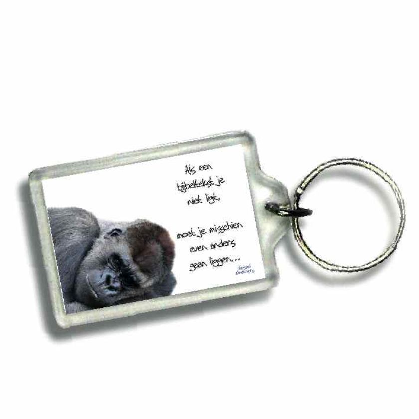 Sleutelhanger als een bijbeltekst je nie - 46644 -  Gospel Oneliner bij MajesticAlly