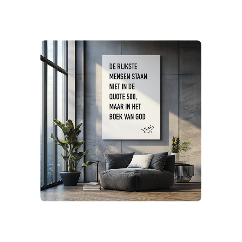 V16004 Visje Cadeaubordjes 15x15 Rijk Quote500 c071f11a