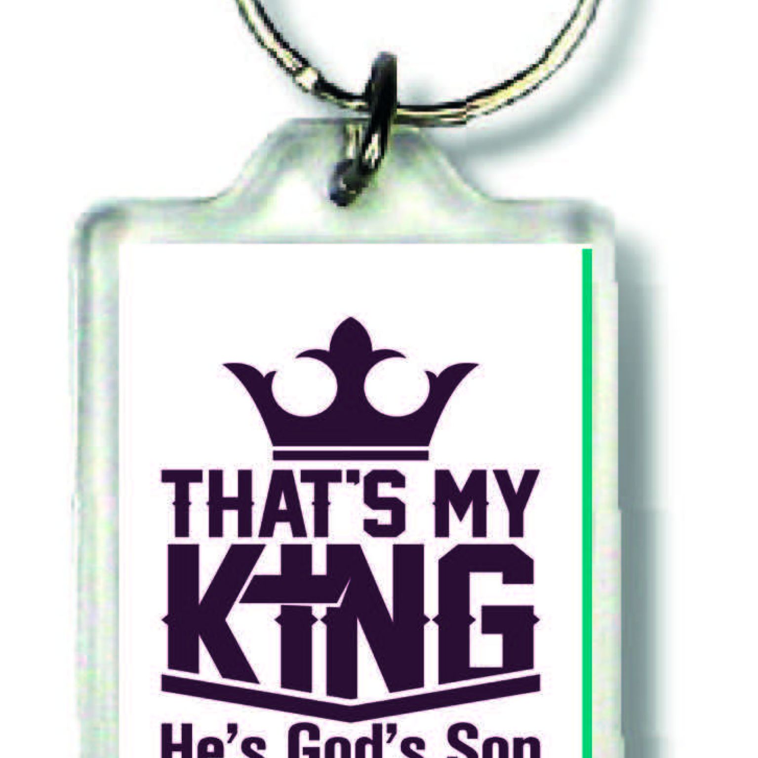 Sleutelhanger thats my King - MA23019 -  Bible Verses bij MajesticAlly