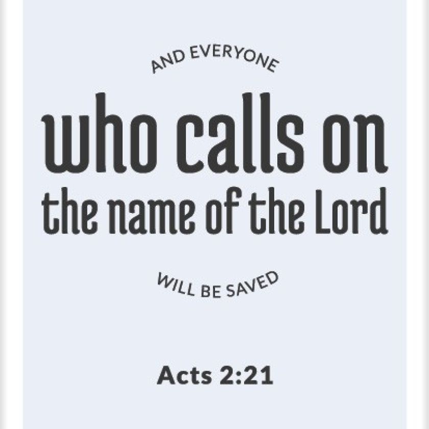 Kaart 'Who calls on the Lord' - MA25026 -  Beautiful Day bij MajesticAlly