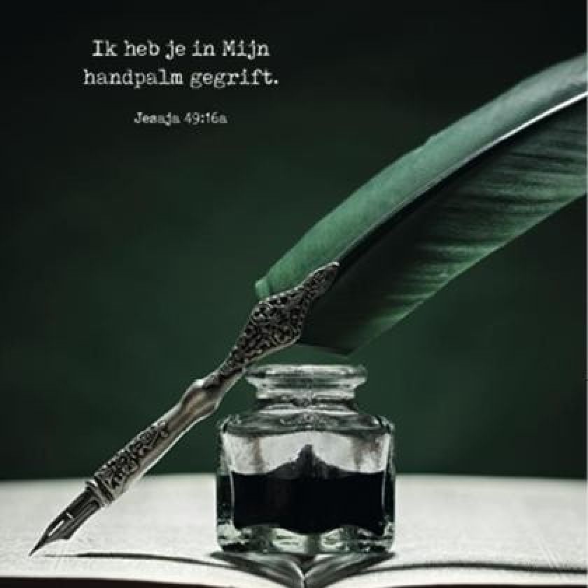 Kaartcadeau Ik heb je in Mijn handpalm gegrift - MA37024 -  Kaarten bij MajesticAlly
