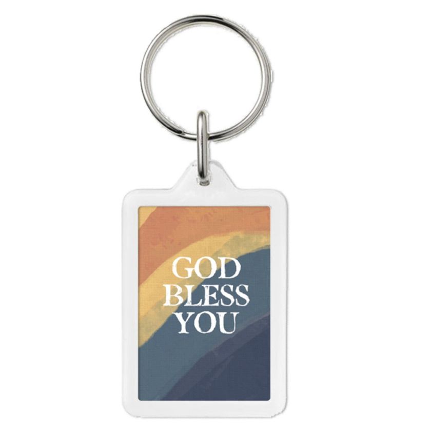 Sleutelhanger 'God bless you' - MA43209 -  Sleutelhangers bij MajesticAlly