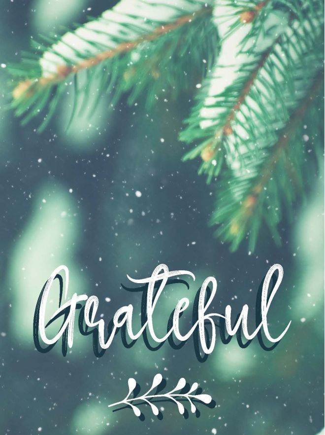 MA41503 - Minikaartje Kerst 'Grateful'