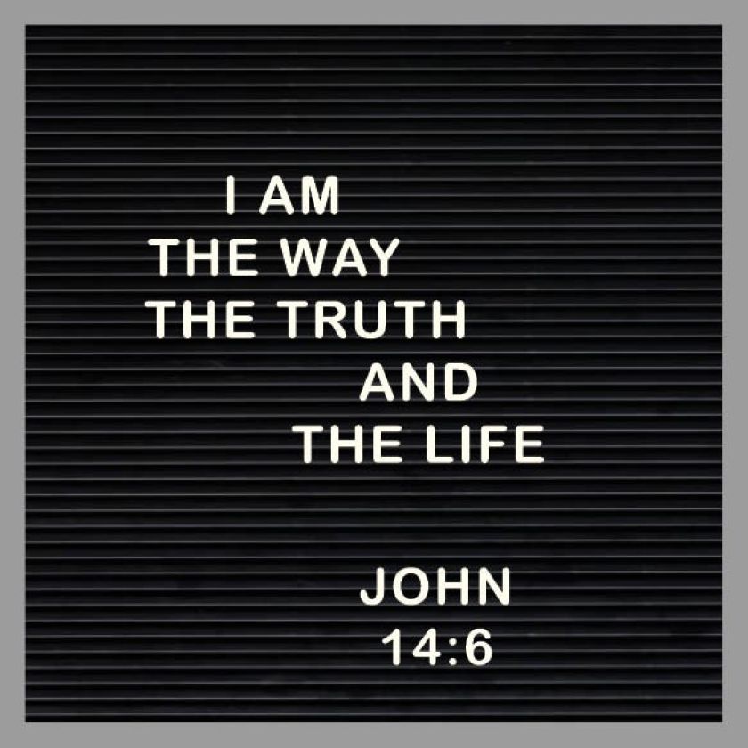 Kaart 'I am the way' - MA32031 -  Words&Letters bij MajesticAlly