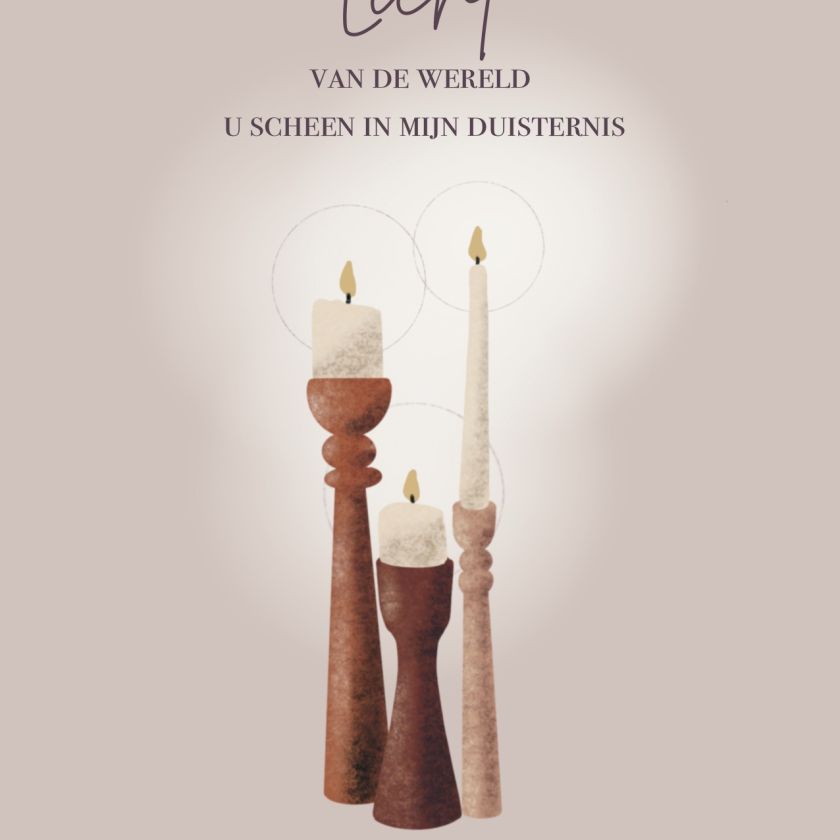 MA31305 - Kerstkaart Marjolein 'Licht van de wereld'