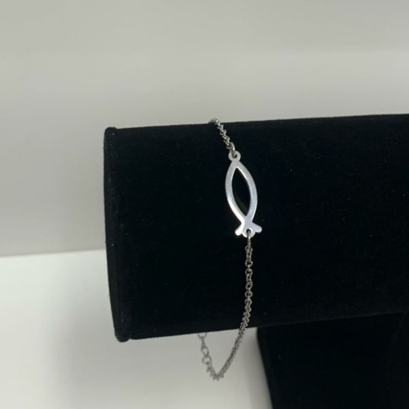 MA47211 - armband Ichtus Visje zilver