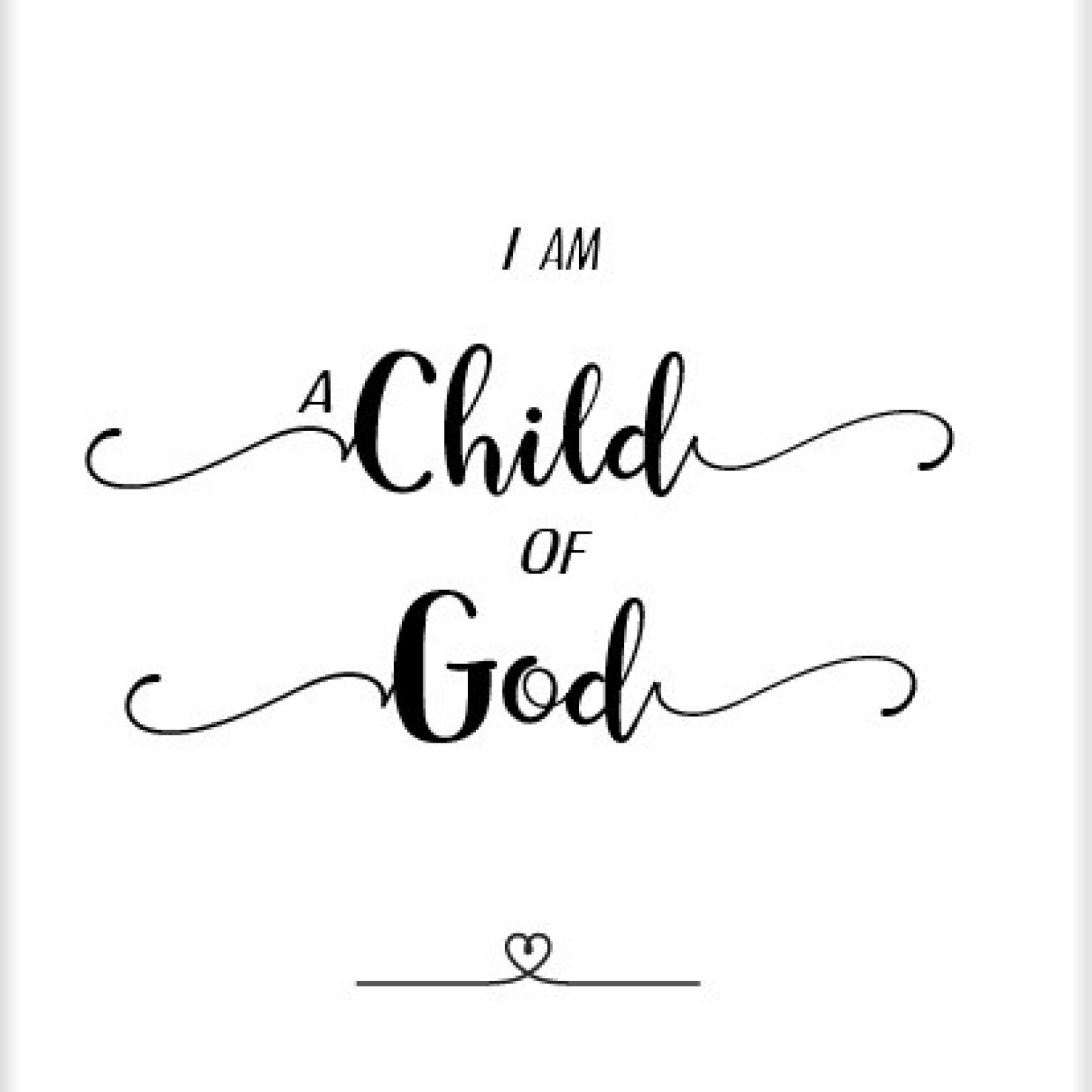 Kaart 'Child of God' - MA25014 -  Beautiful Day bij MajesticAlly