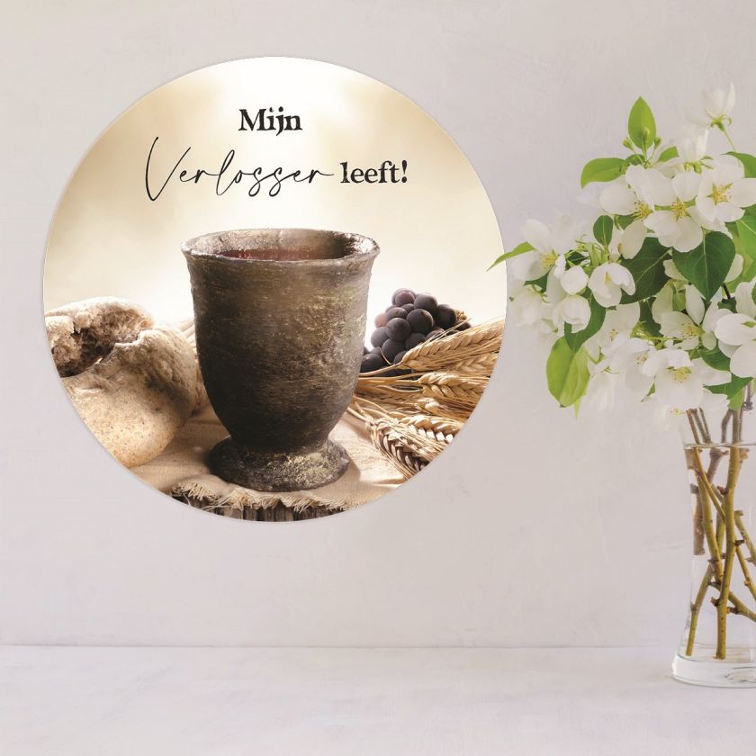 Paascirkel 'Mijn Verlosser leeft!' - MA39904 -  Pasen bij MajesticAlly