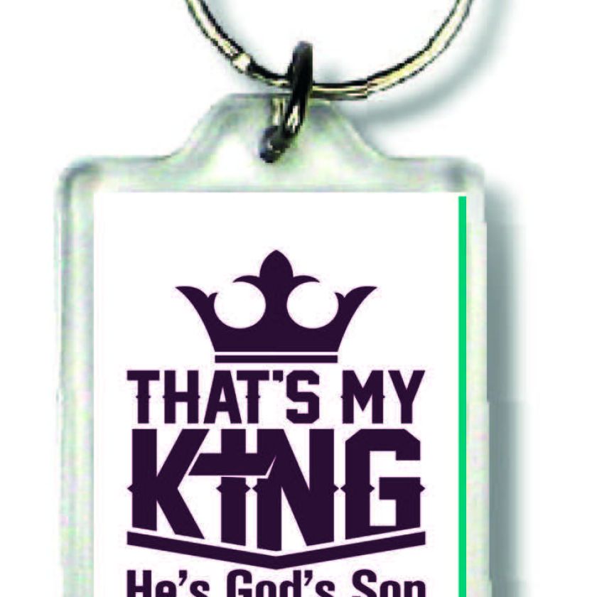 Sleutelhanger thats my King - MA23019 -  Bible Verses bij MajesticAlly