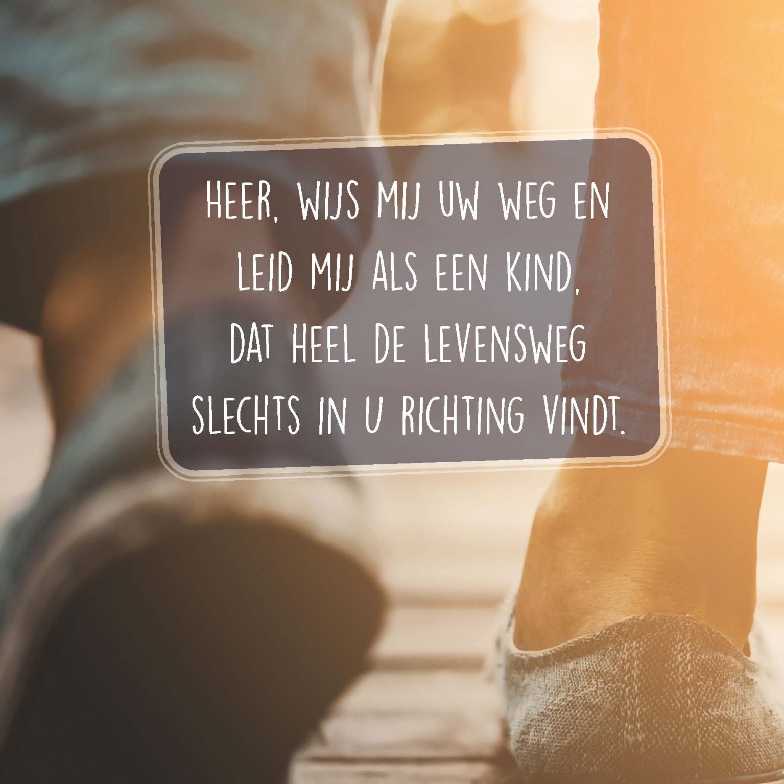 Poster A4  Heer wijs mij Uw weg - Opwekking 687 - 552669P -  Posters bij MajesticAlly