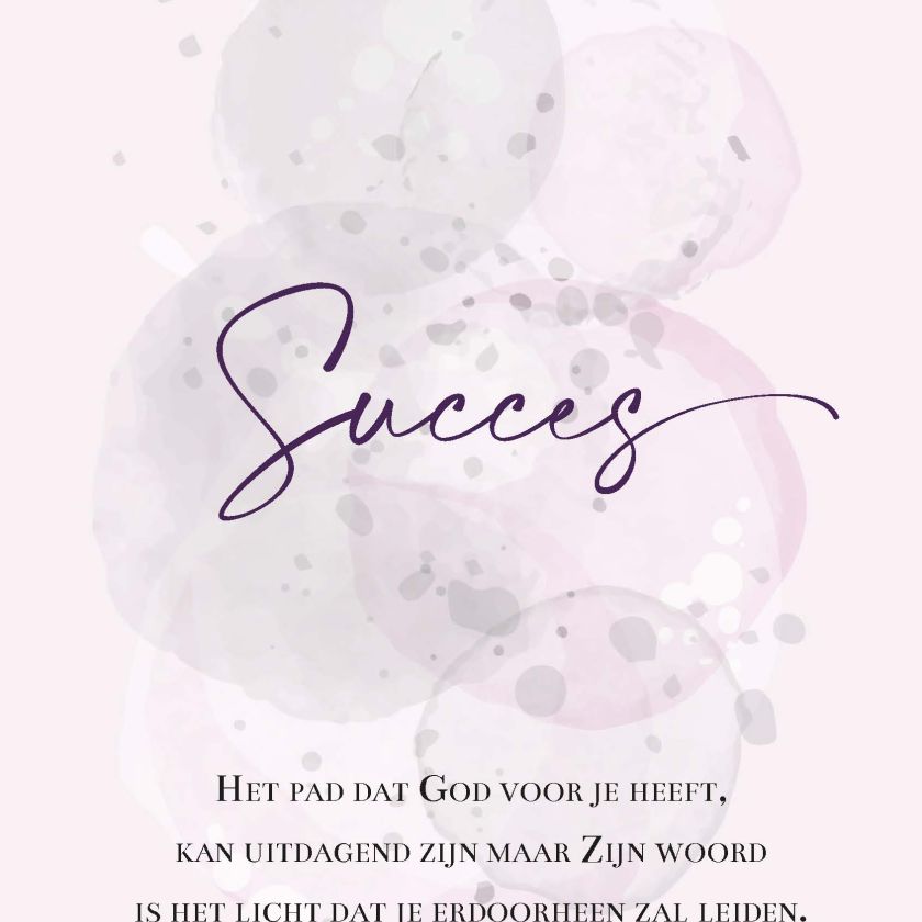MA55013 - Wenskaart 'Succes'