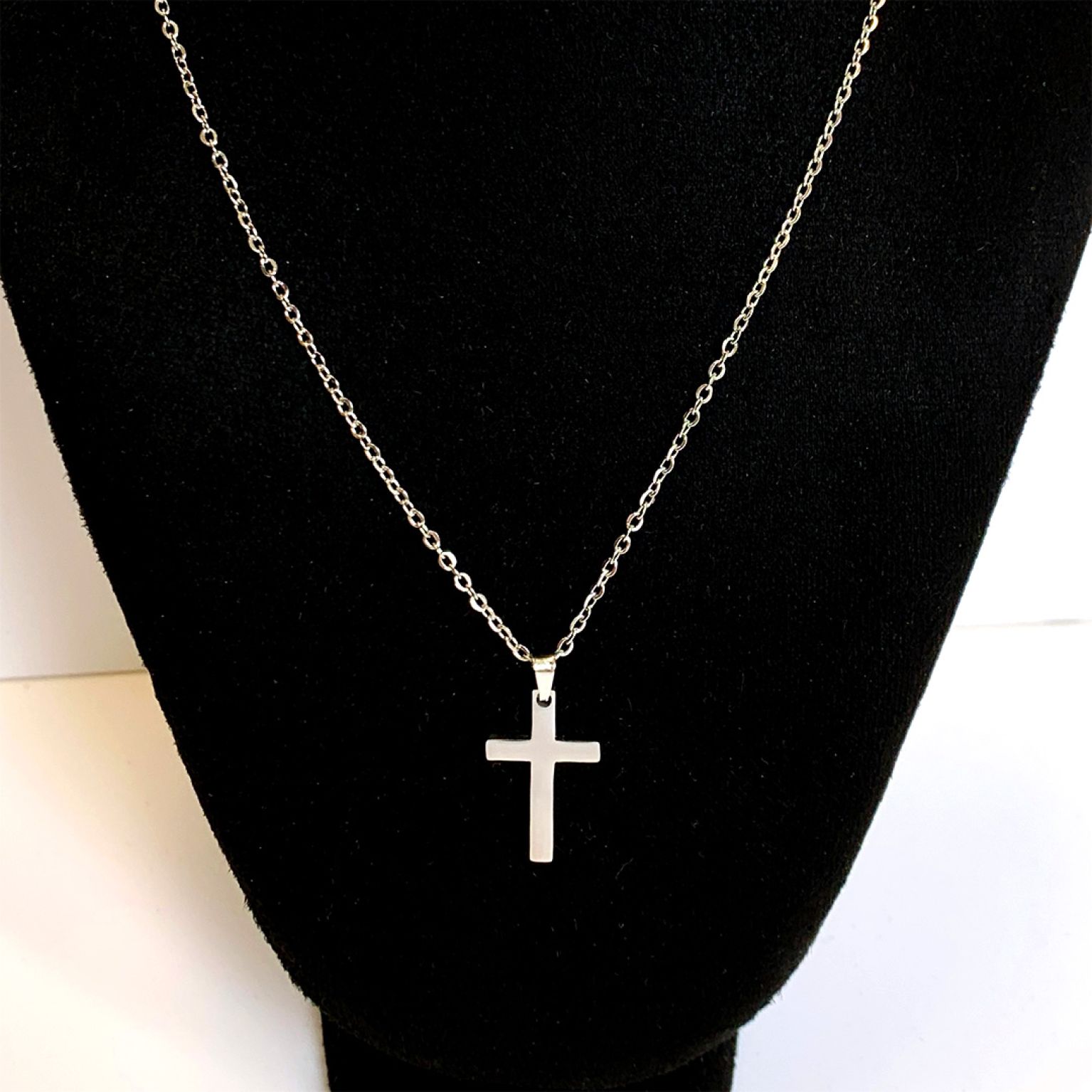 MA47014 - Ketting Kruisje 2,5 cm - Zilver