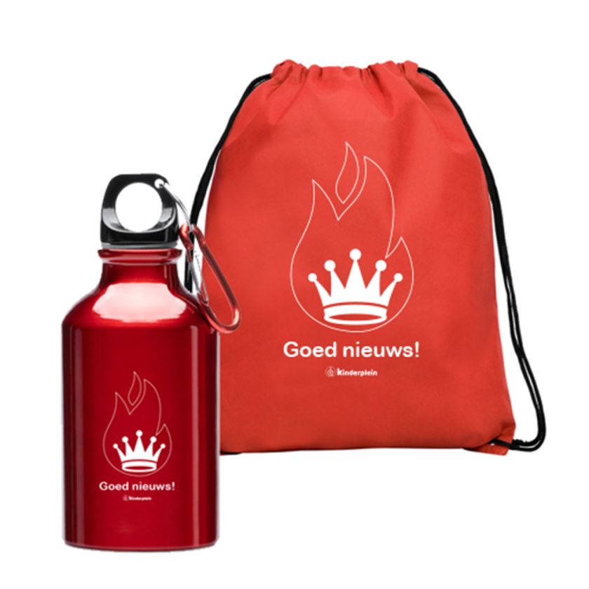 OW42051 Set tas en fles Goed nieuws