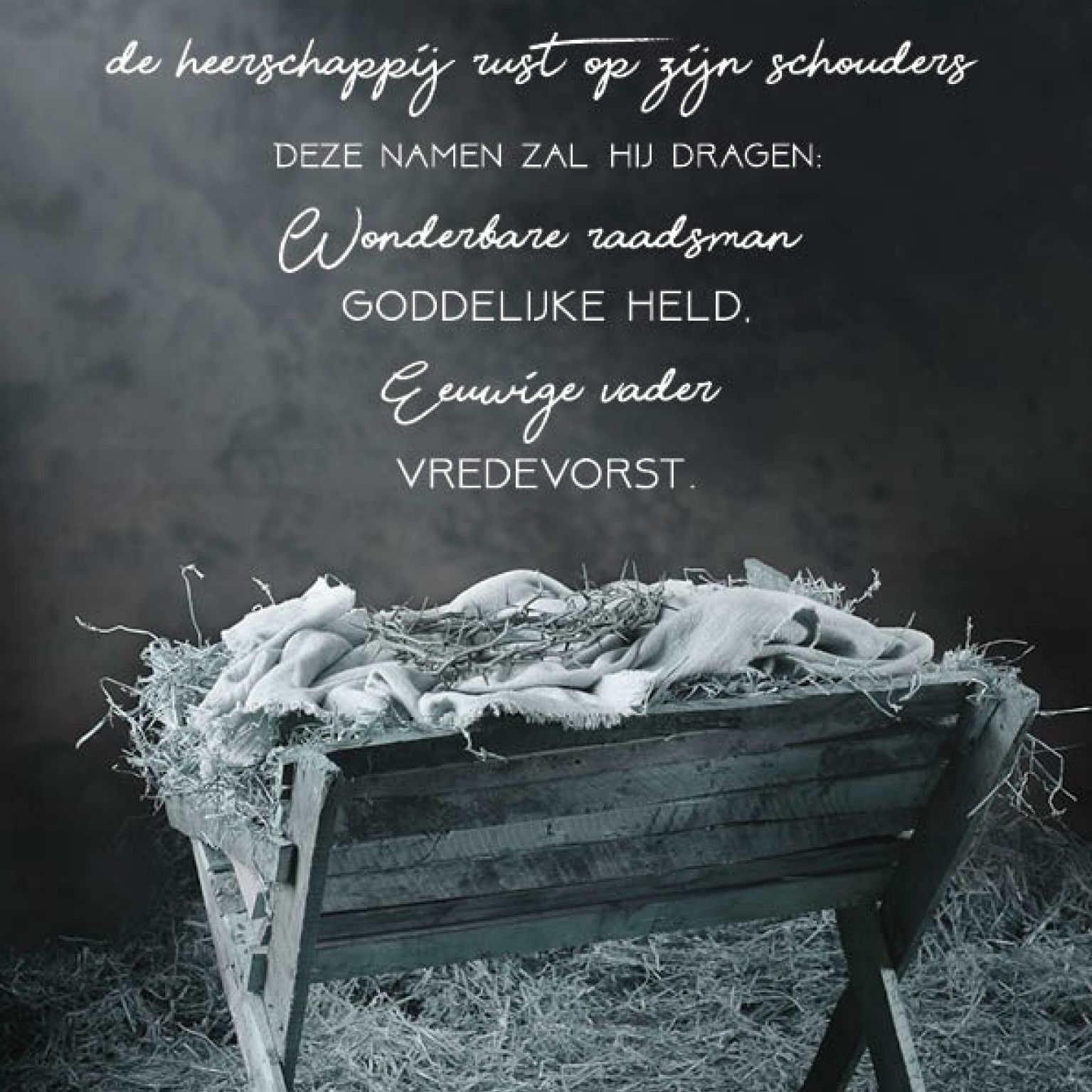 20x interieurbord 'Een Kind is ons geboren' - MA26103-20x -  Grote pakketten  bij MajesticAlly