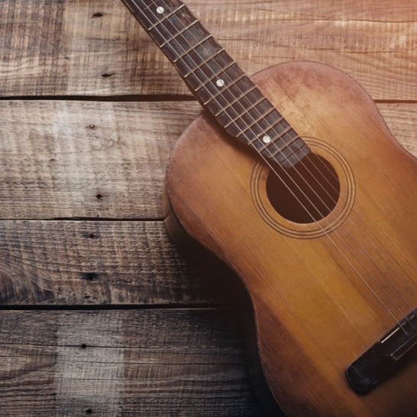 Kaart 'Gitaar' - MA40028 -  Landelijk bij MajesticAlly