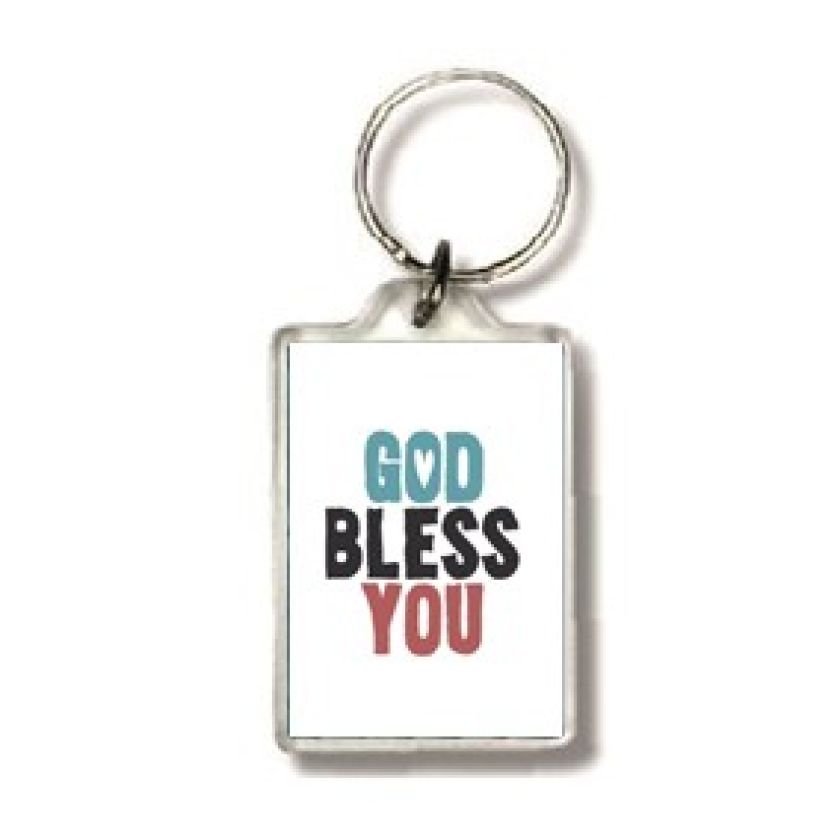 Sleutelhanger God bless you - 552551SL -  Cadeau's bij MajesticAlly