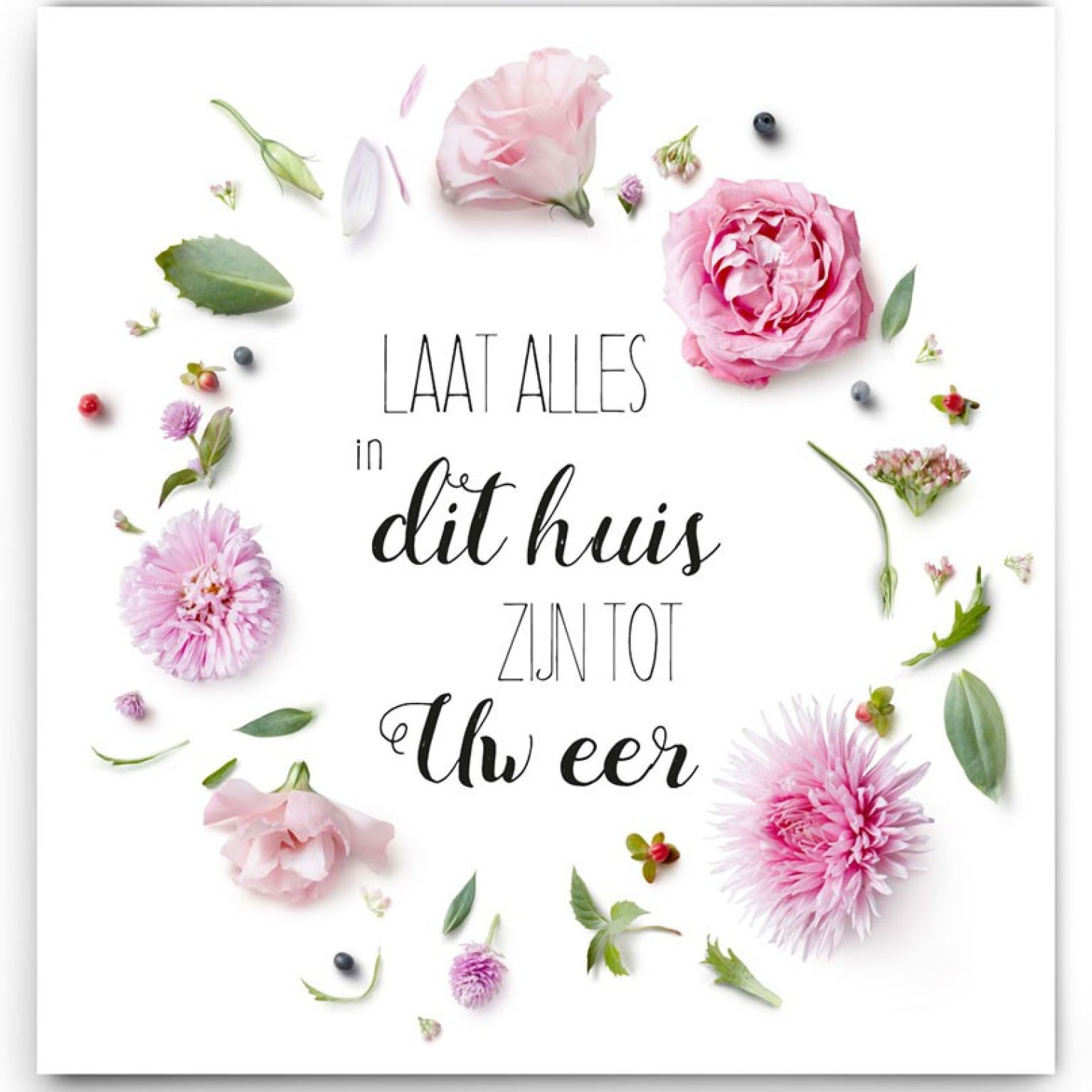 Cadeaubordje laat alles in dit huis - MA17628 -  Cadeaubordjes klein bij MajesticAlly