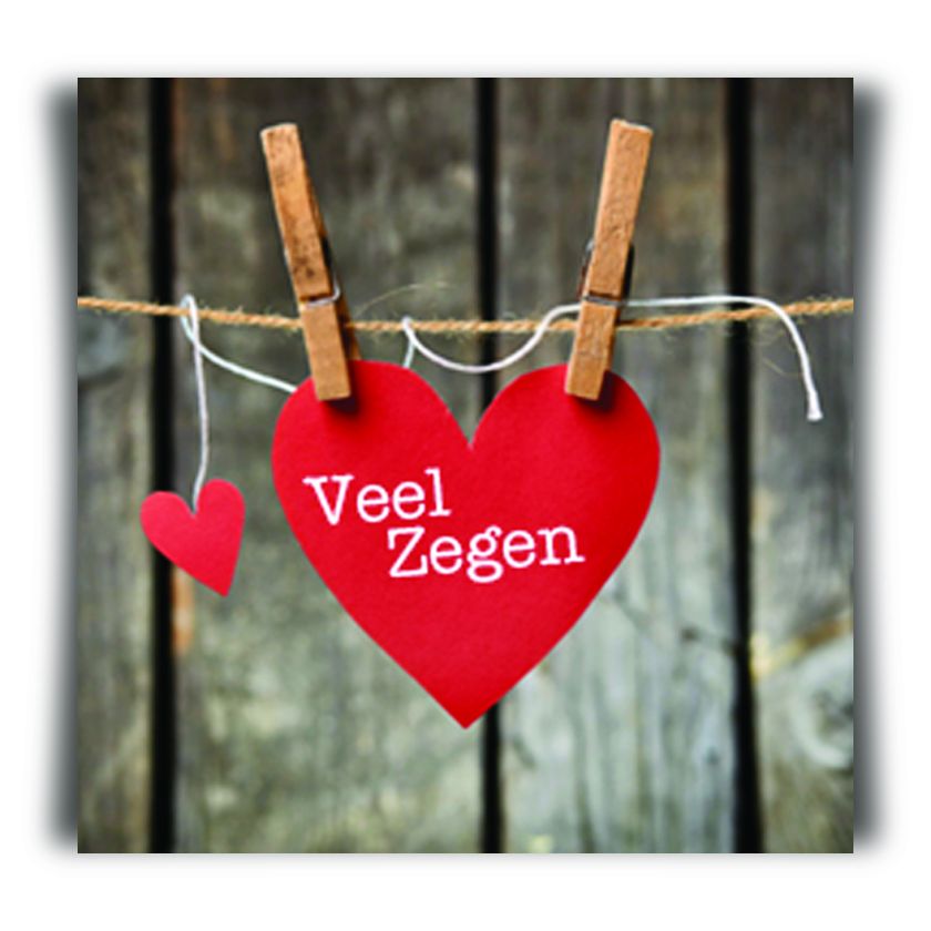 Kadokaartje veel zegen - MA12114 -  Cadeaukaartjes bij MajesticAlly