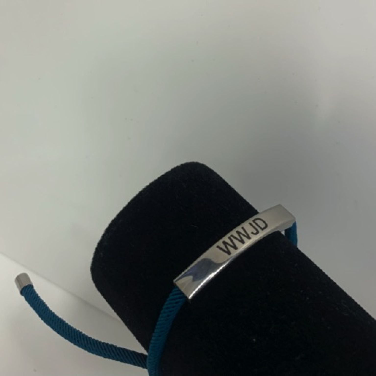 MA47603 - Touwarmband WWJD blauw