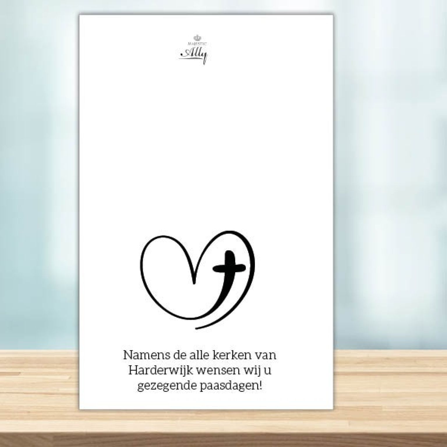 Eigen bedrukking paaskaarten - MA38000BEDR -  Eigen bedrukking paaskaarten bij MajesticAlly