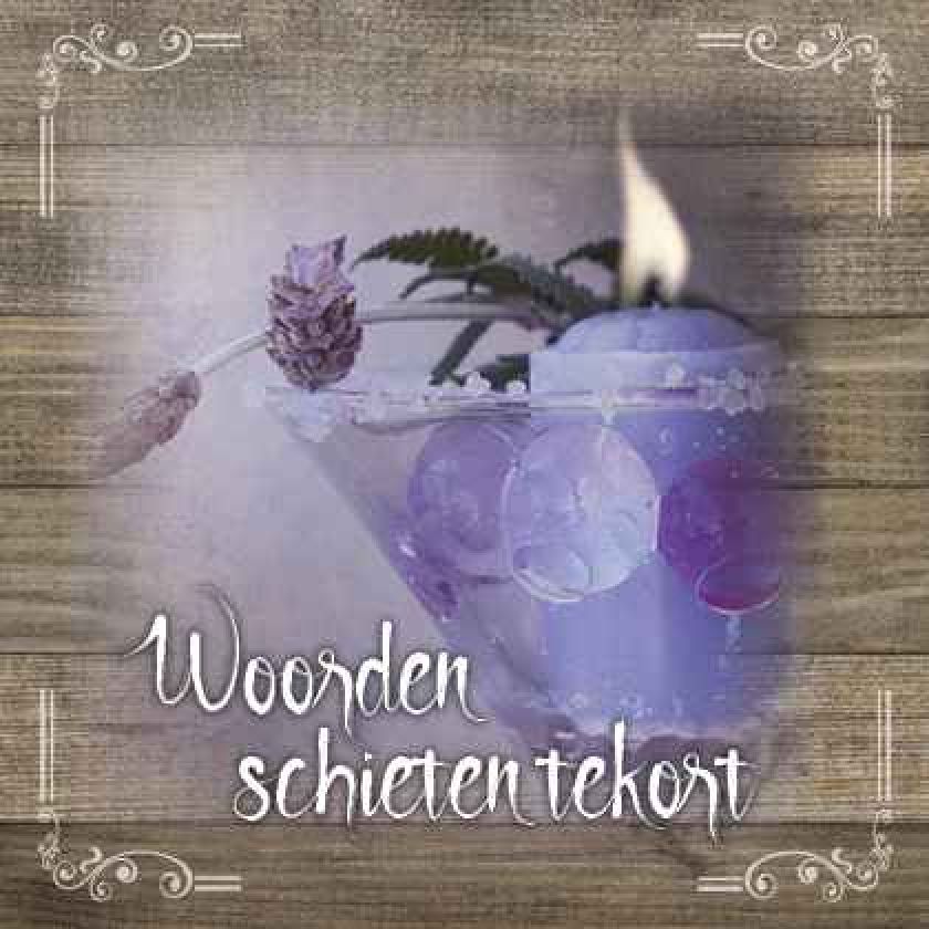 Kaart 'Woorden schieten tekort' - MA19024 -  Brocante bij MajesticAlly