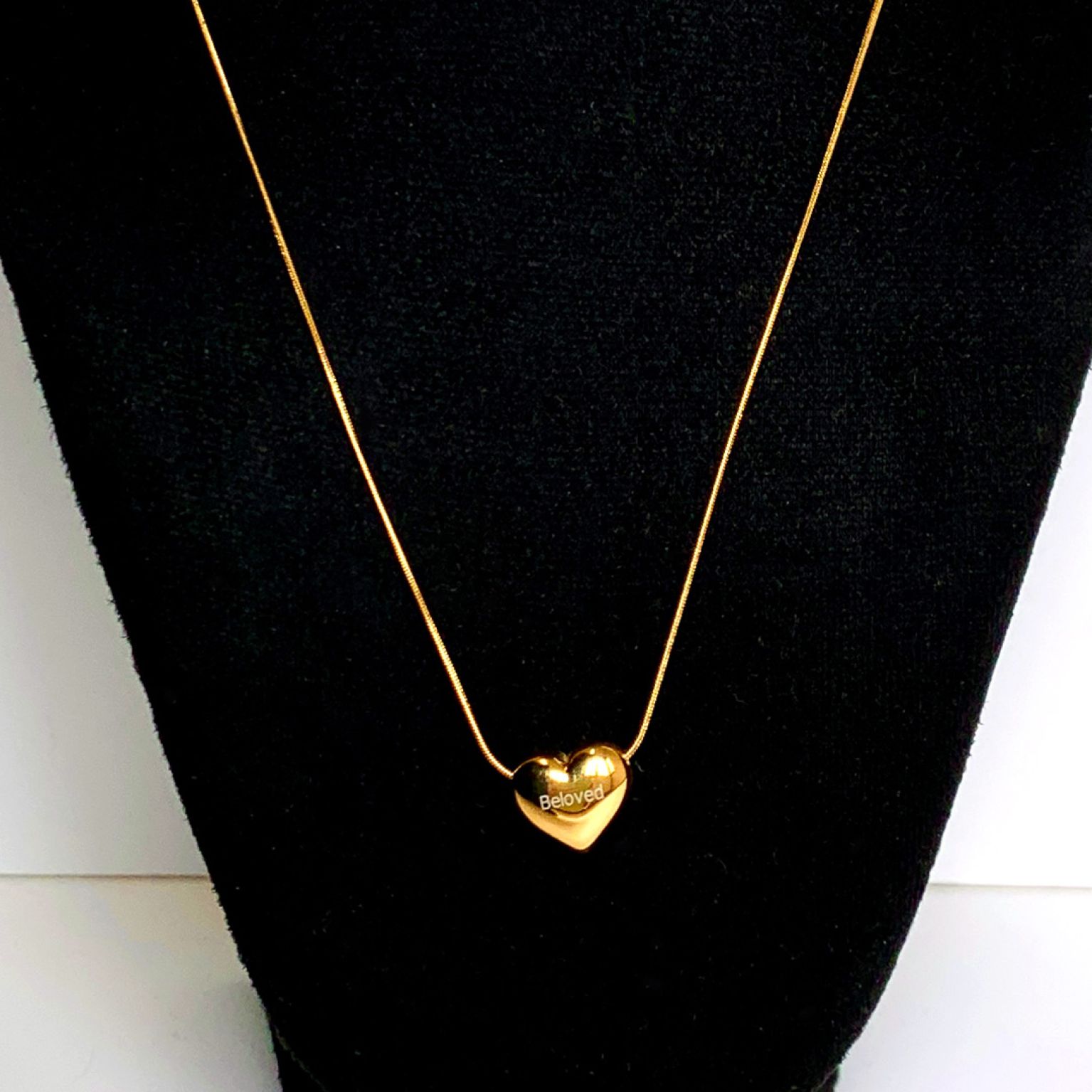 MA47009 - Ketting Hanger Beloved - Goud