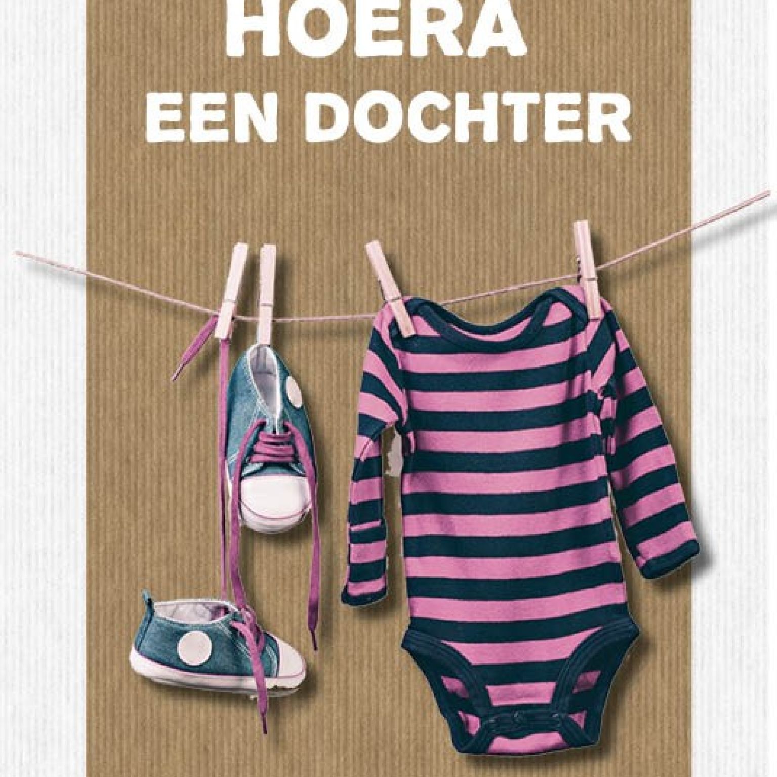 Kaart 'Hoera een dochter' - MA17042 -  Leef!  bij MajesticAlly