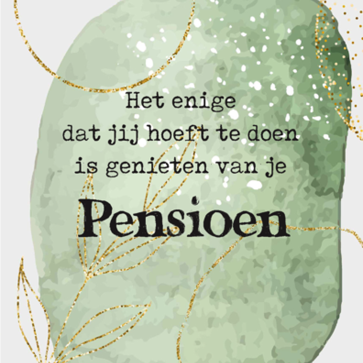 Wenskaart 'Pensioen' - MA43030 -  Courage bij MajesticAlly