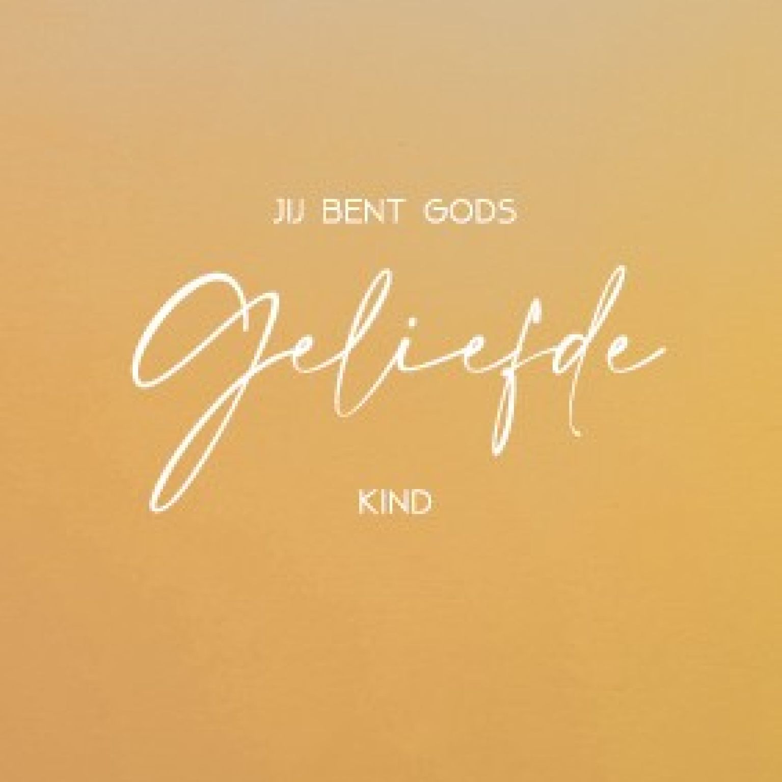 Minikaart 'Gods geliefde kind' - 552633MK -  Minikaartjes bij MajesticAlly