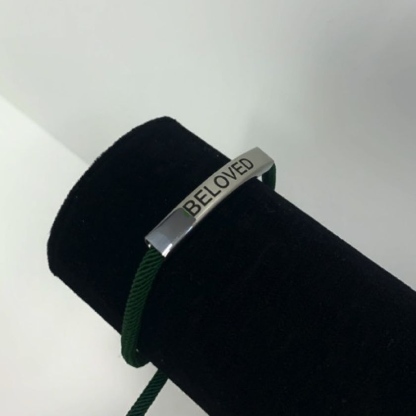 MA47610 - Touwarmband Beloved groen