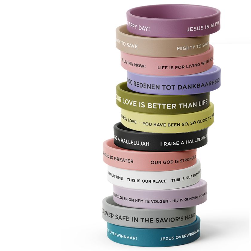 Siliconen armbandjes Opwekking