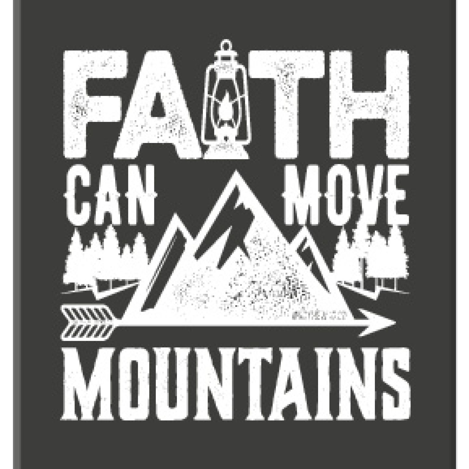 Kadobord fait can move mountains - MA23306 -  Cadeauborden A4 bij MajesticAlly
