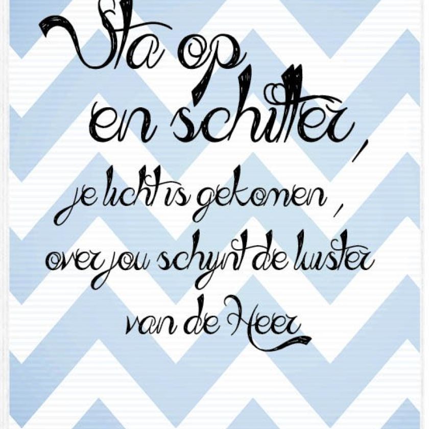 Kaart 'Sta op en schitter' - MA17029 -  Leef!  bij MajesticAlly