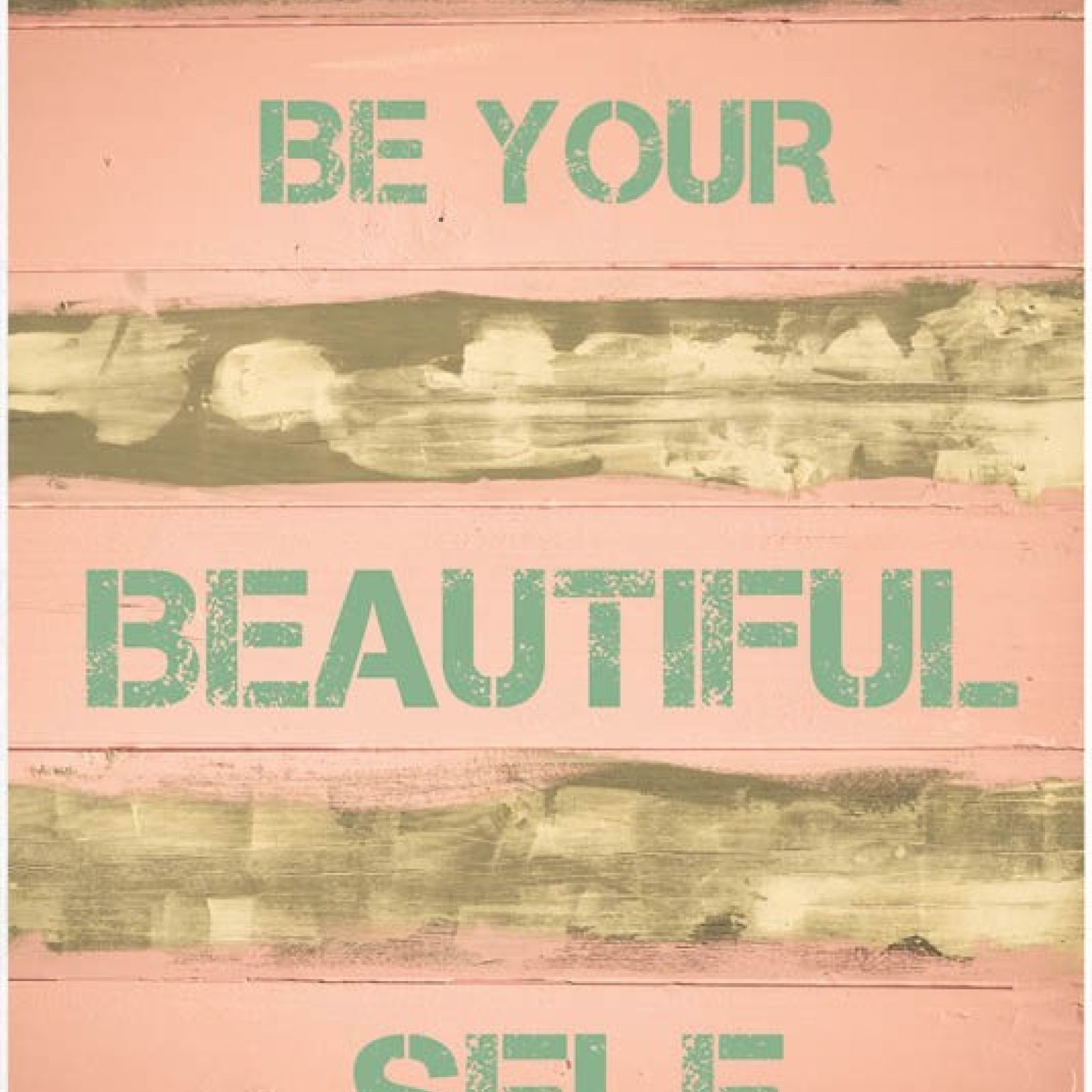 Kaart 'Be your beautiful self' - MA17040 -  Leef!  bij MajesticAlly