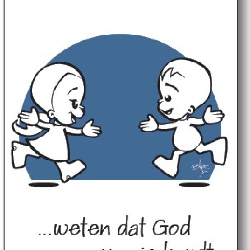 10x kaart 'Geloven is weten dat God van je houdt' - 44527 -  Geloven is bij MajesticAlly