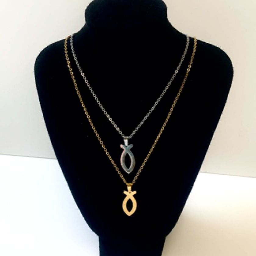 MA47007-MA47008 - Ketting Ichtus Visje