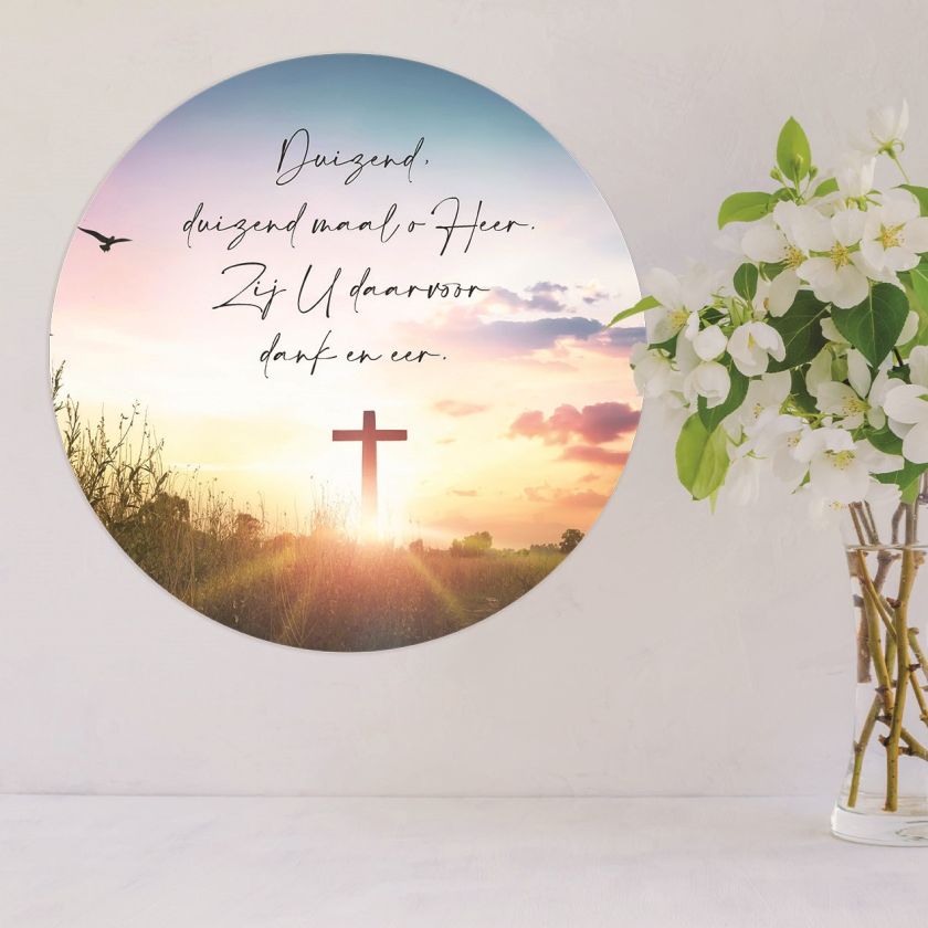 Paascirkel 'Duizendmaal - kruis' - MA39902 -  Pasen bij MajesticAlly