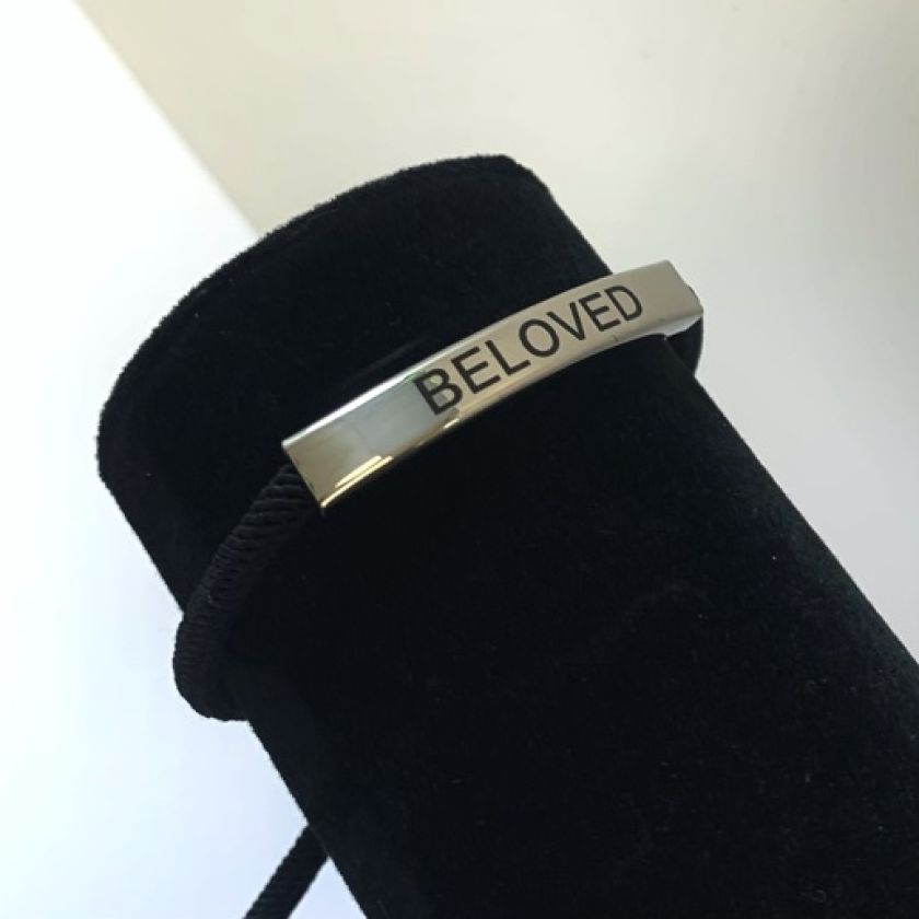 MA47607 - Touwarmband Beloved zwart