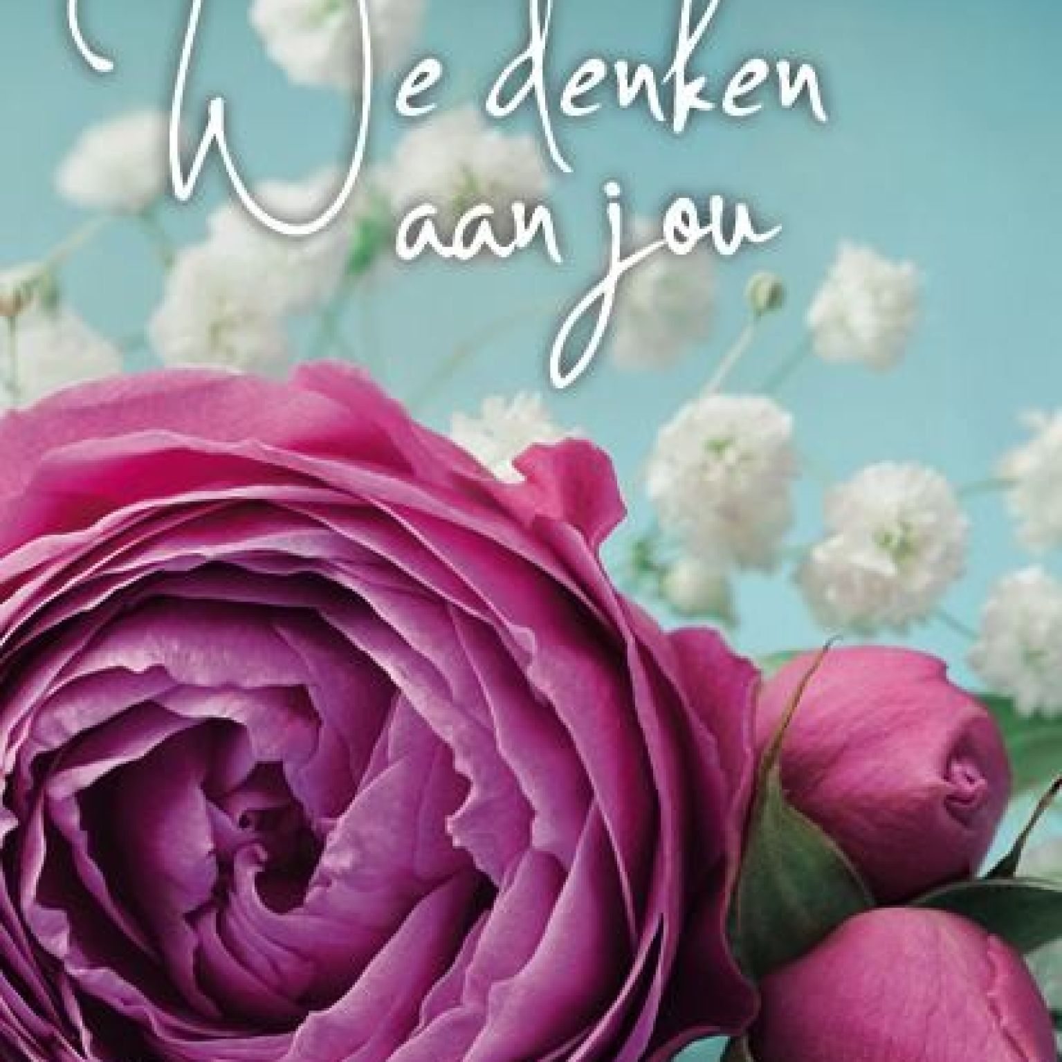 Voordeelkaart 'We denken aan jou' - MA38007 -  Voordeelkaarten neutraal bij MajesticAlly