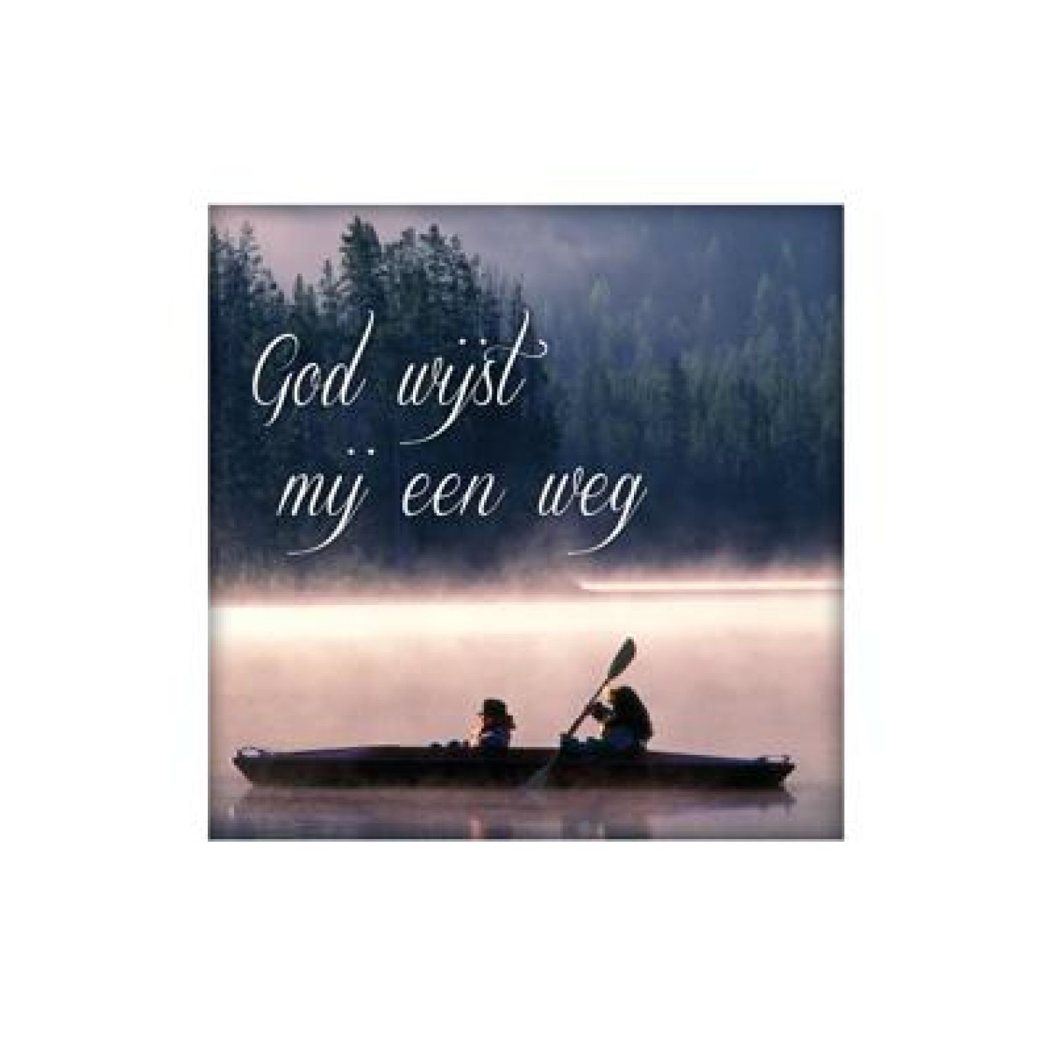 Wenskaart 'God wijst mij een weg' - MA14018 -  Living Melodies bij MajesticAlly