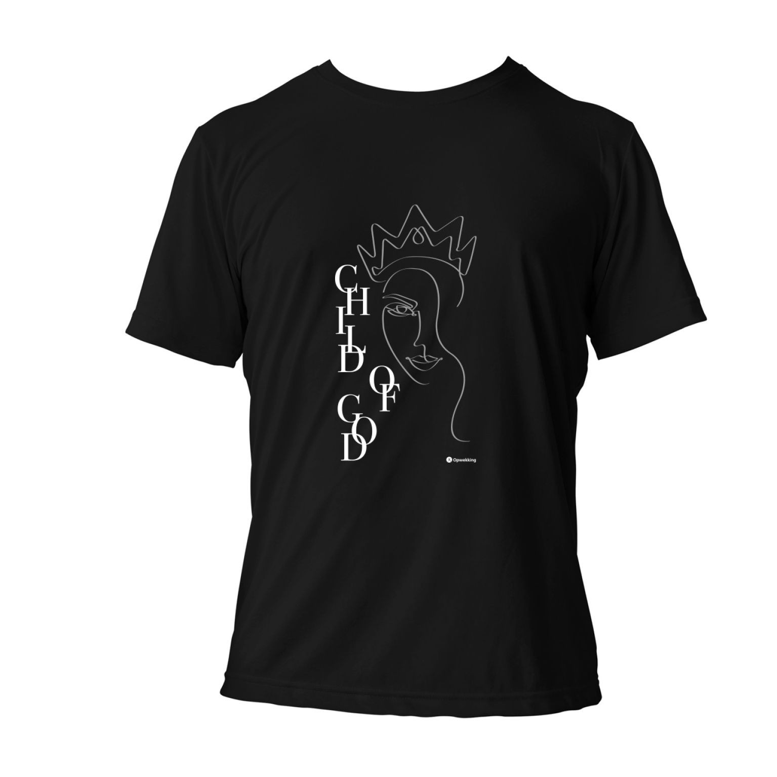 T-shirt Child of God Zwart
