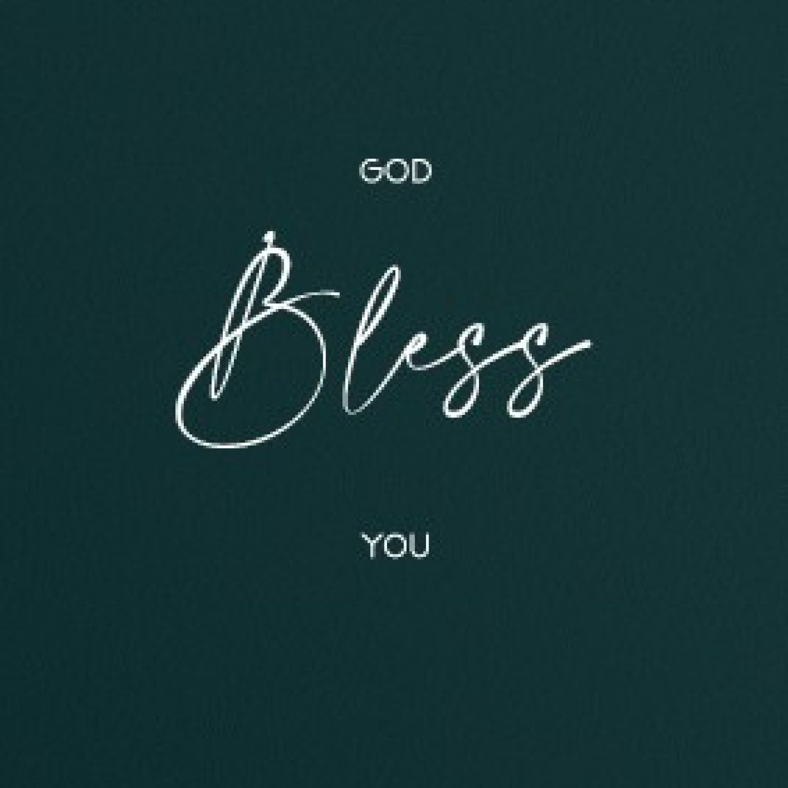 Kaart 'God bless you' - 552599 -  Puur 2020 bij MajesticAlly