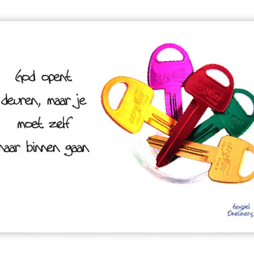 'God opent deuren' - MA10028 -  Quotes bij MajesticAlly