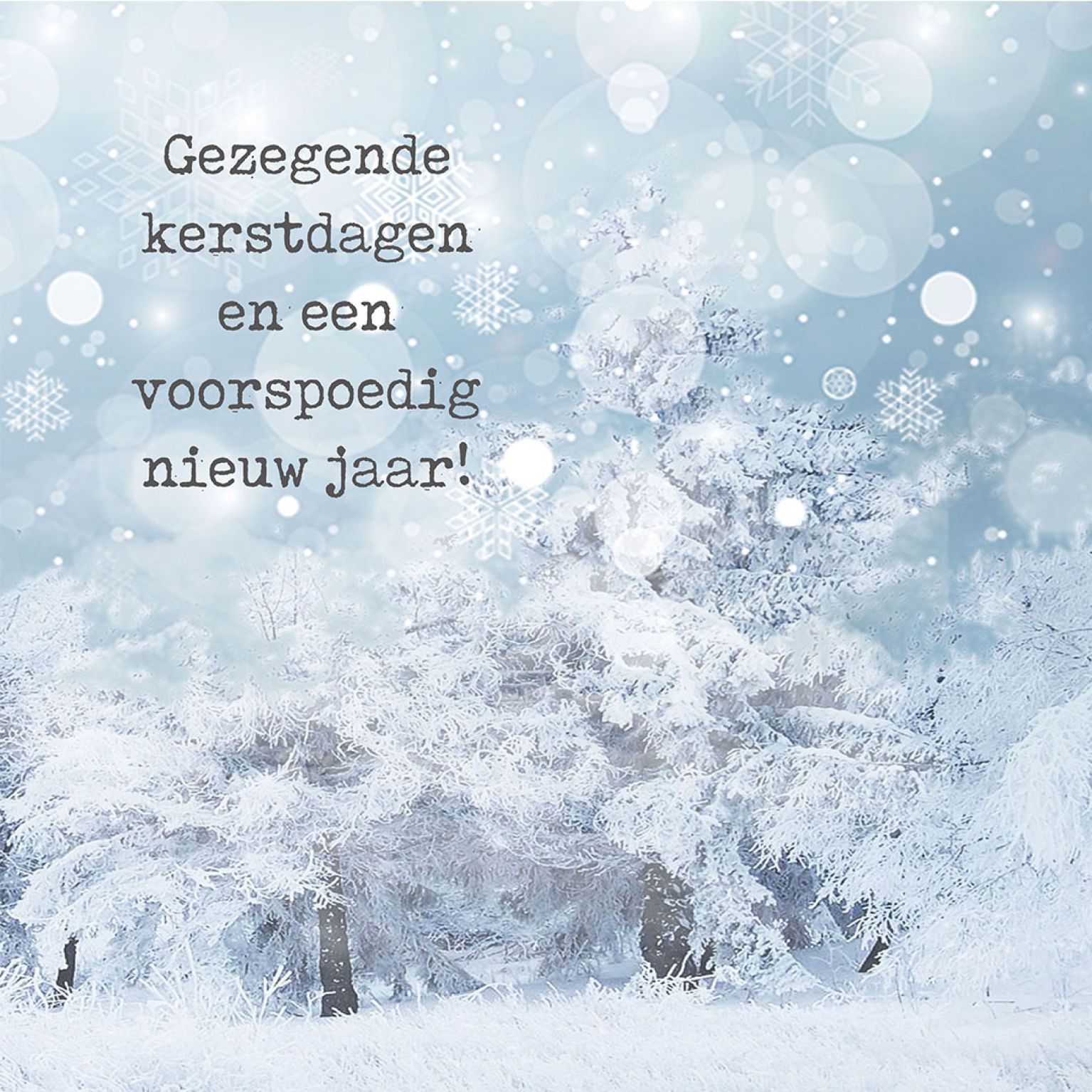 MA41222 - Minikerstkaart 'IJskristallen'