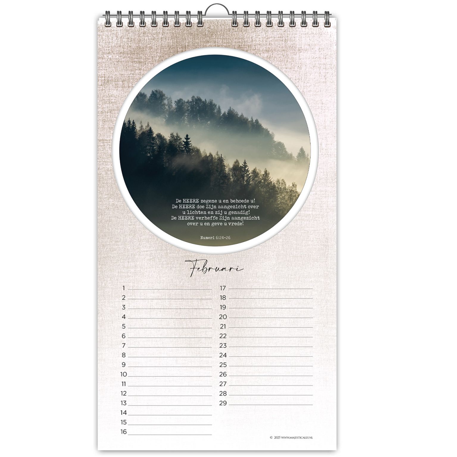 3.Verjaardagskalender Nature Februari efeaaad9