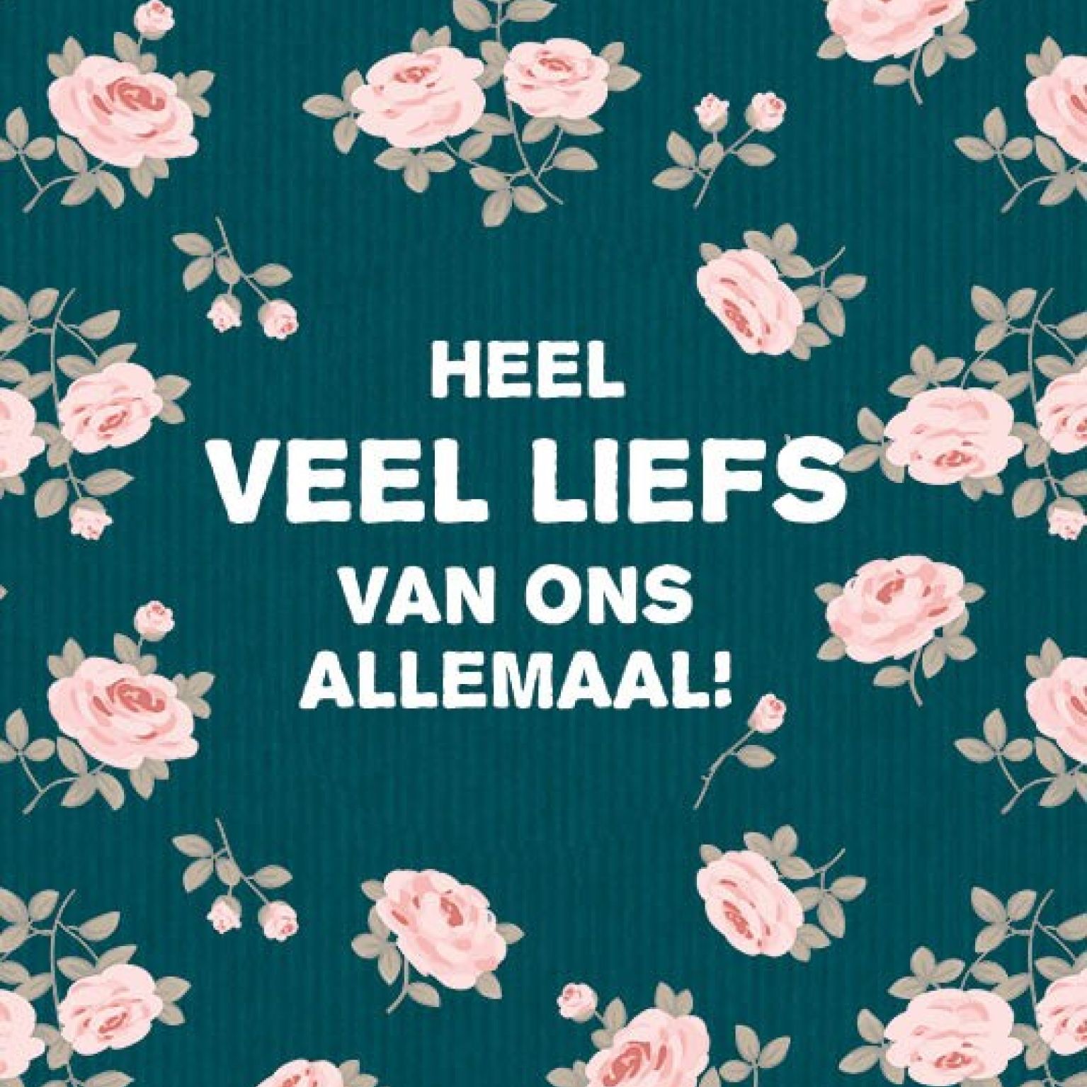 Kaart 'Heel veel liefs' - MA17007 -  Leef!  bij MajesticAlly