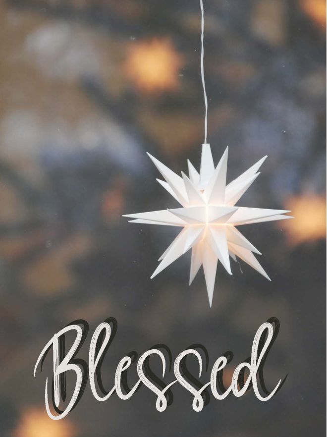 MA41501 - Minikaartje kerst 'Blessed'
