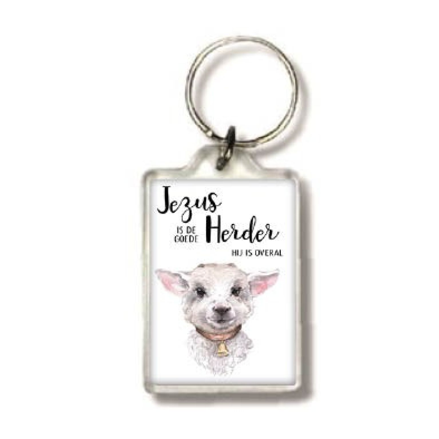 Sleutelhanger lammetje Jezus is de Goede - MA25501 -  Beautiful Day  bij MajesticAlly